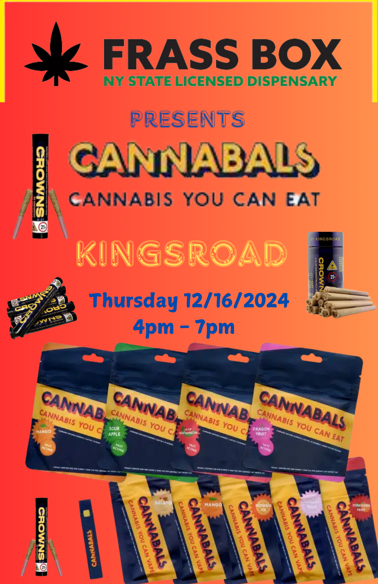 Cannabals & Kingsroad Pop-Up - Frass Box