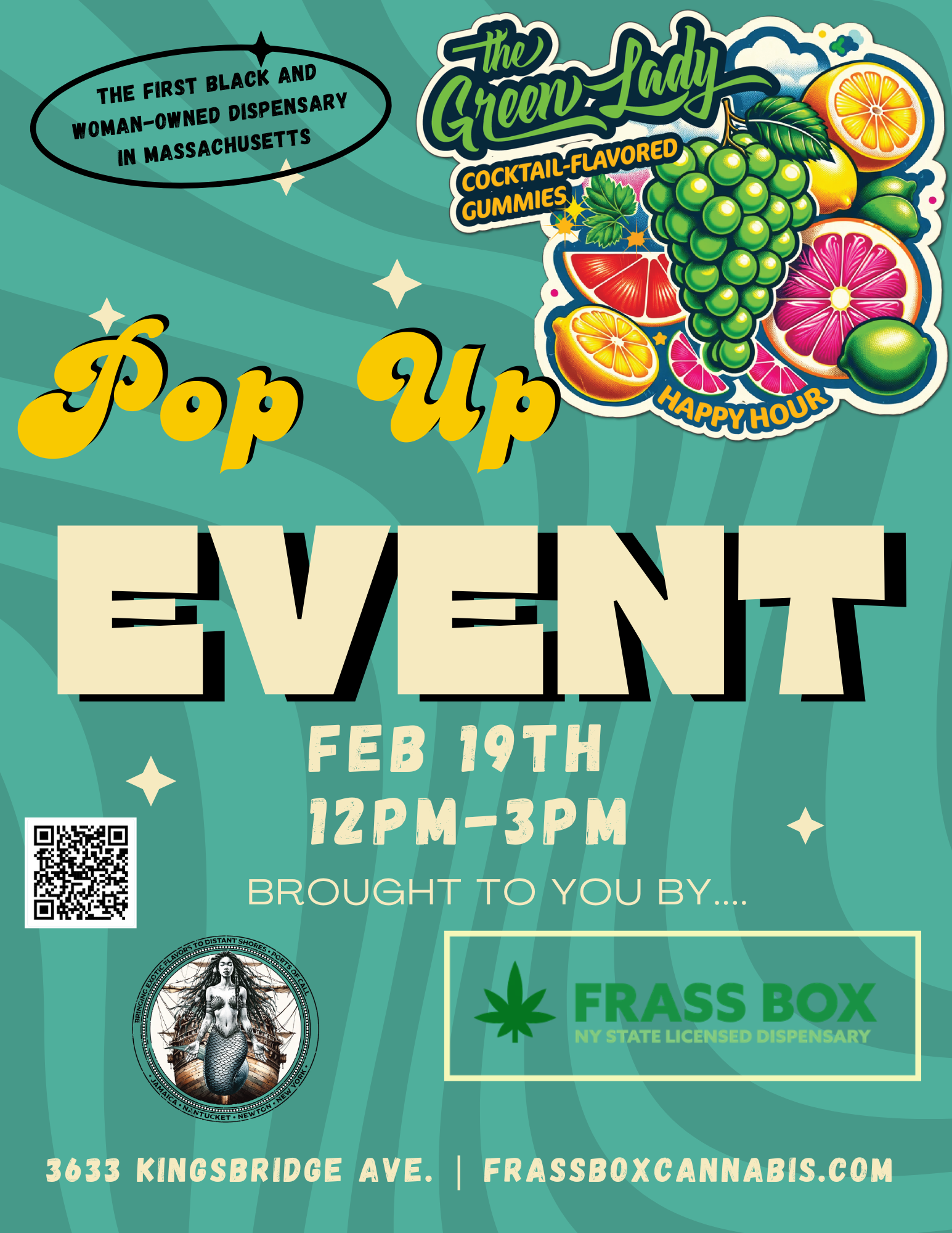 The Green Lady POP UP Event, presented by Frass Box - Frass Box