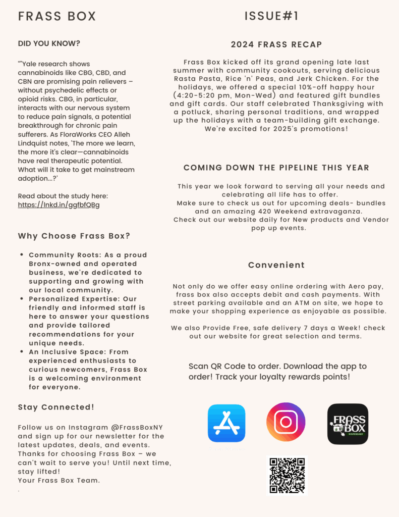 FRASS BOX NEWSLETTER 
